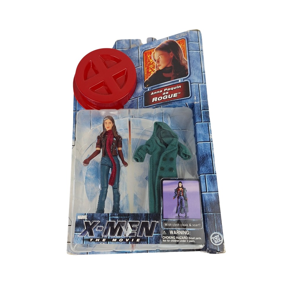 Toy Biz Marvel X-Men The Movie Rogue Anna Paquin Action Figure Cloth Cloak 49259